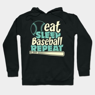 Eat Sleep Baseball repeat Hoodie